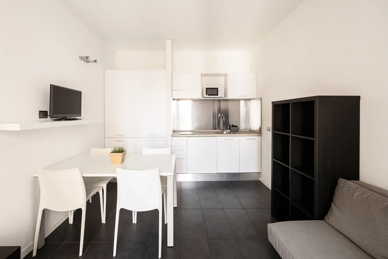 Zona pranzo e cucina dell'appartamento Standard